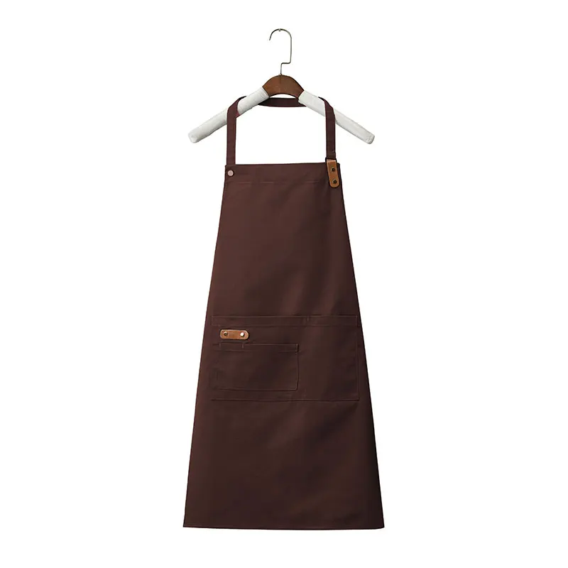 Tablier de cuisine pour femmes, Logo personnalisé, pour le travail au Restaurant, bavoir pour adulte, cuisine coréenne, nettoyage de la maison pour hommes