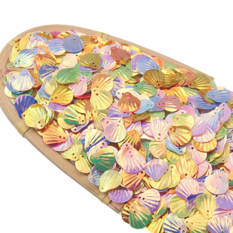 150-900Pcs Glitter Shell PVC Loose Sequins Paillette Sewing Craft For Wedding Decoration Garment Dress Shoe Caps DIY Accessory