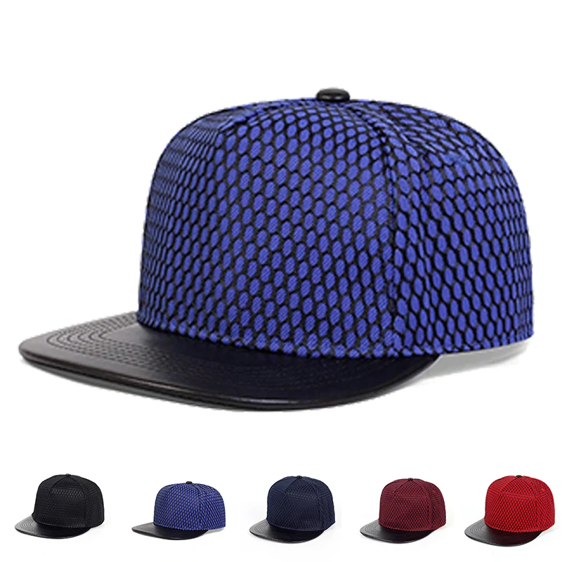 Fashion Light Board Net Hat Hip Hop Hats Street Tide Men and