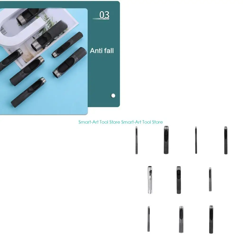 

E1PB Дырокол для кожи, дырокол для полых отверстий, резак, инструмент для пробивания отверстий в коже