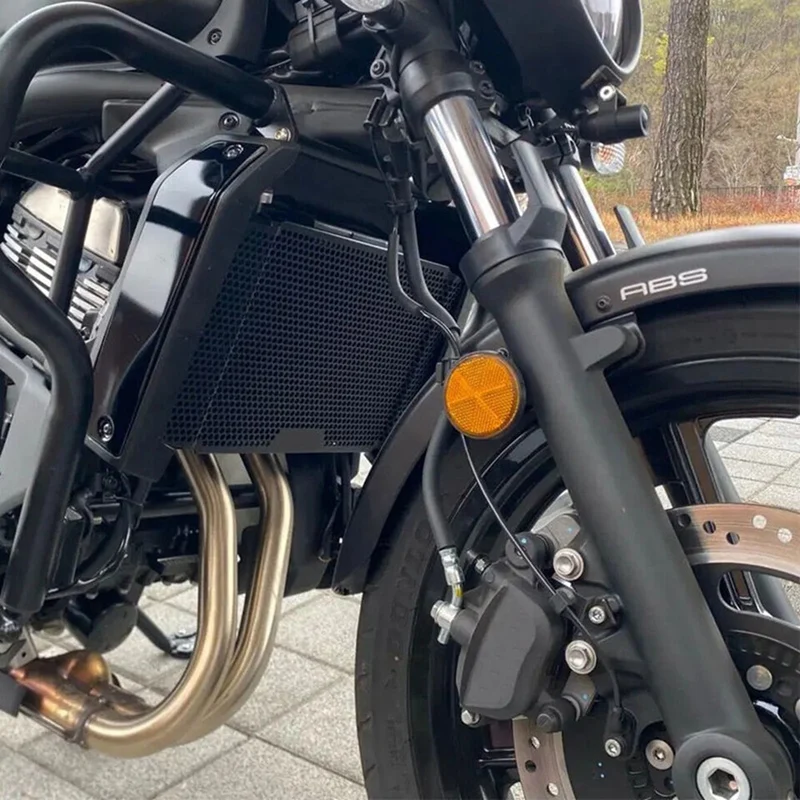 

M0t-rMotorcycle Radiator Guard for Kawasaki VULCAN S Cafe Sport VULCAN 650 Radiator Grille Guard Protector Cover