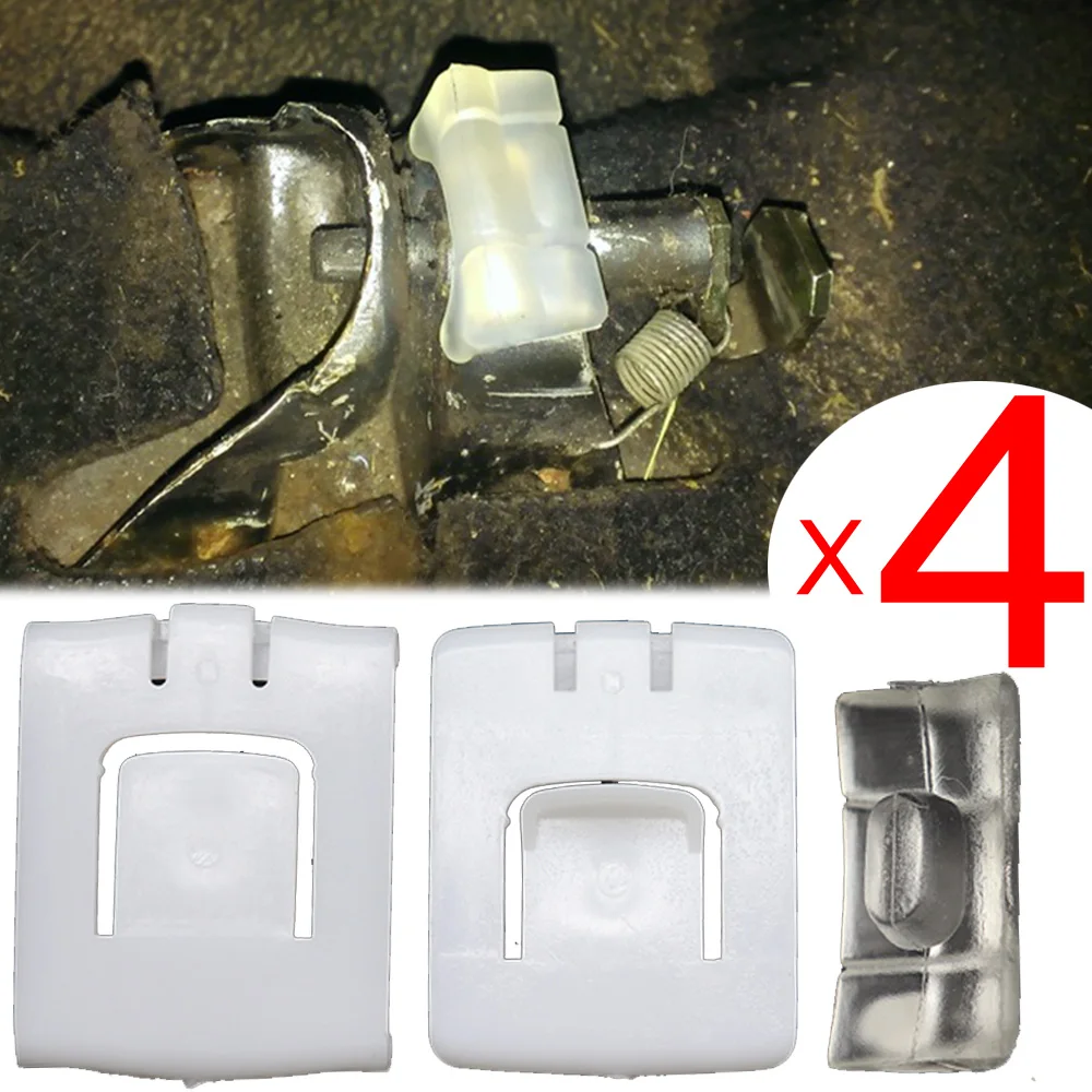 4 Kit Seat Guide Piece Slider Rail Runner Restore Sick of Seats Rocking Repair Kit For Audi 80 100 Ibiza Golf 3 Passat B3 Polo