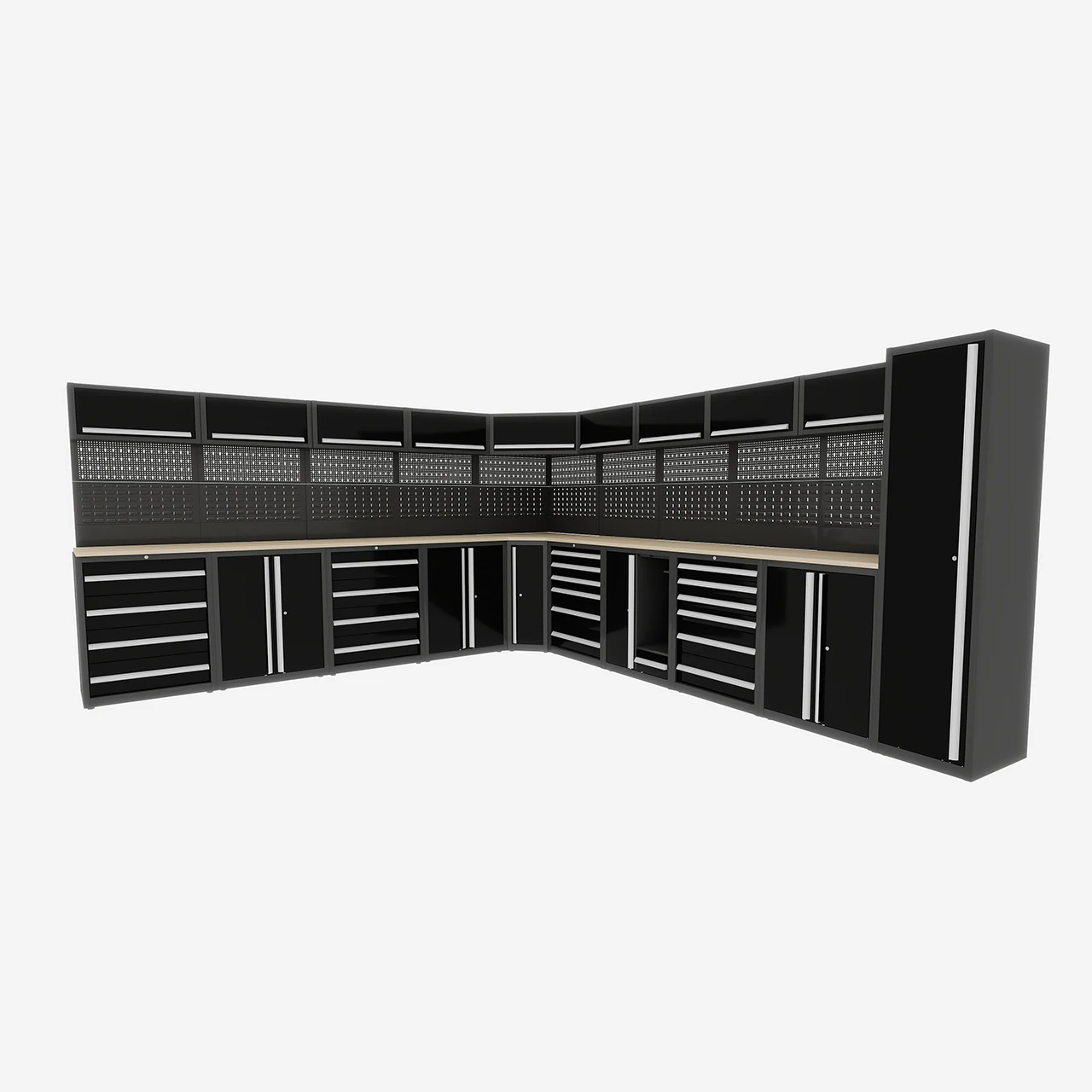 Heavy Duty Modular Tool Cabinet System Steel Professional Workshop Storage Cabinet Mechanic Garage Organizer Chest Chest Pro