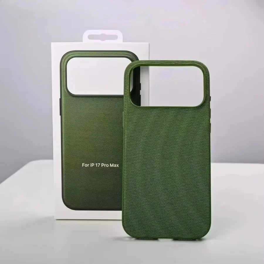 New Original Technology Woven Magnetic Case For iPhone 18 Pro 17 16 15 14 13 Pro Max For Magsafe Wireless Charger Official Cover