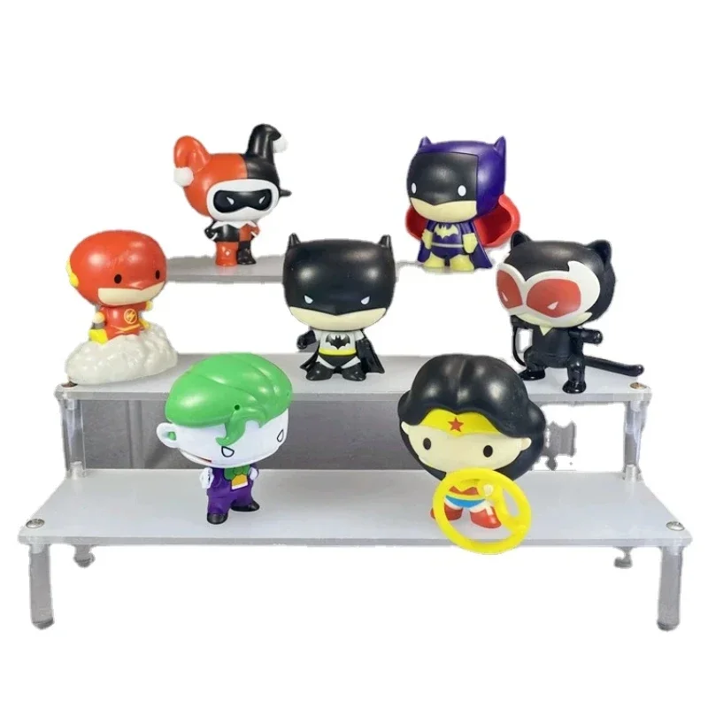 DC Joker Batman Catwoman Aquaman Action Figure Justice Leagues Superhero Character Mini Dolls Ornaments Collectible Model Toys