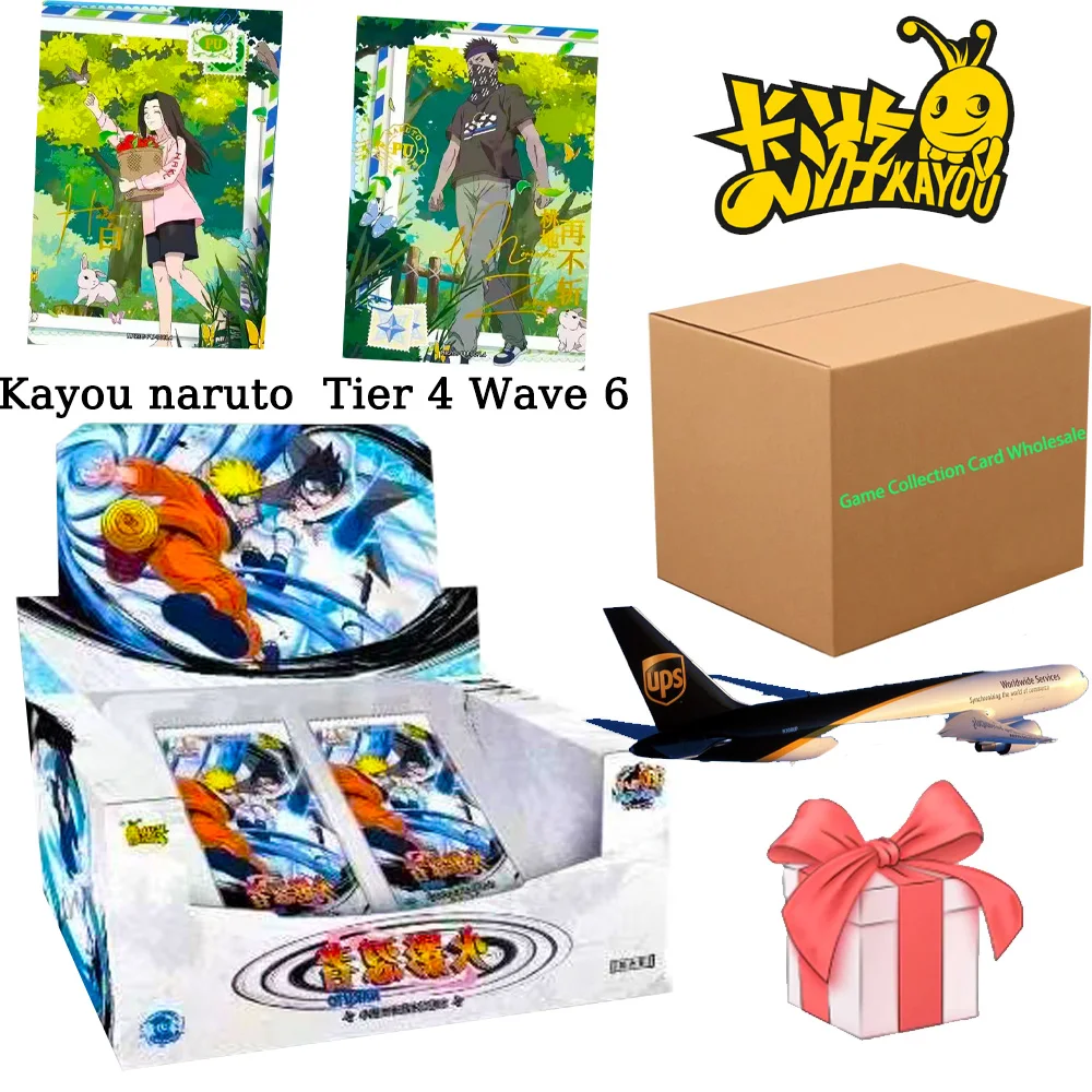 Kayou Tier 4 Wave 6 Naruto Collection Cards for Children Hokage Ninja Texture Classic Character  Toys  Cards