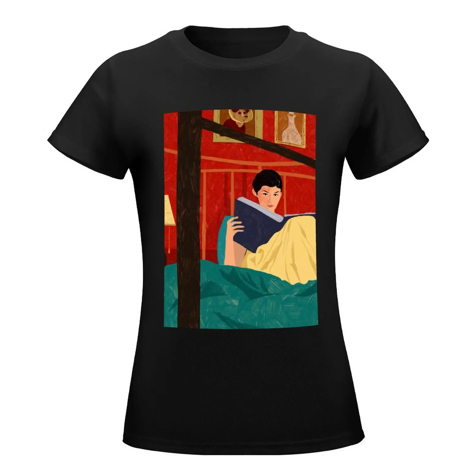 Amelie Poulain - Movie Illustration T-Shirt summer top funny female clothes for woman