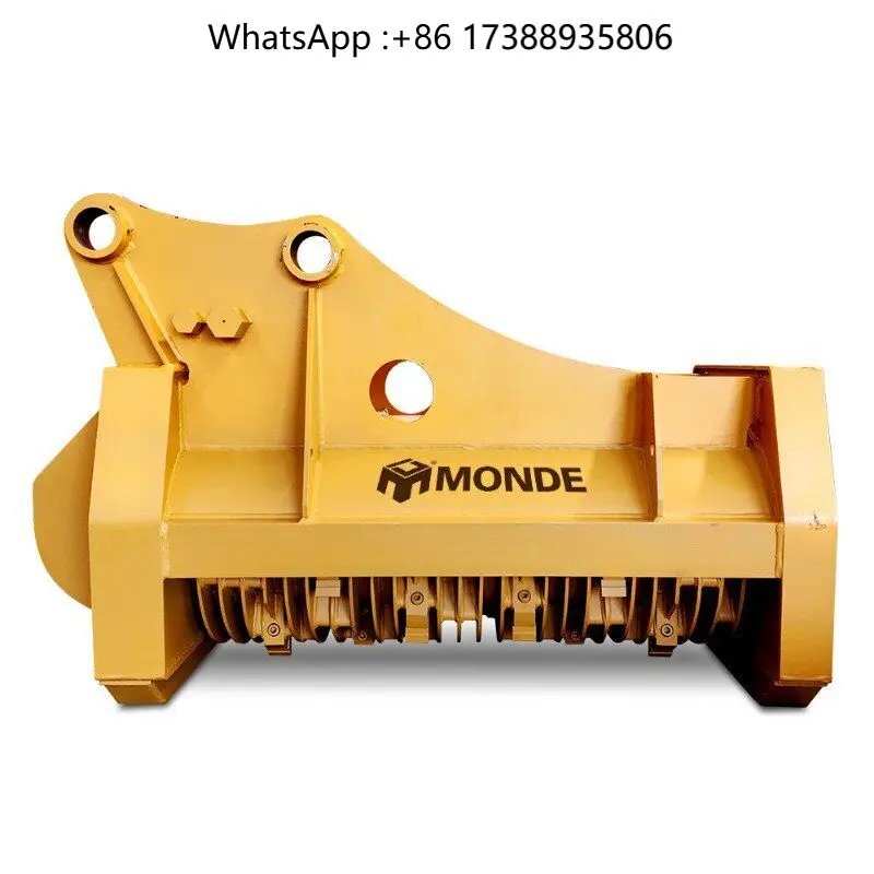 Professional Factory Hydraulic Forest Mulcher for Excavator Construction Grass Brush Cutter Flail Mower Wood Crushing