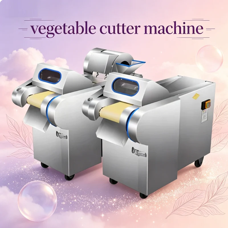 Electric vegetable cutter machine commercial automatic potato radish cabbage onion diced shredder slicer for sale