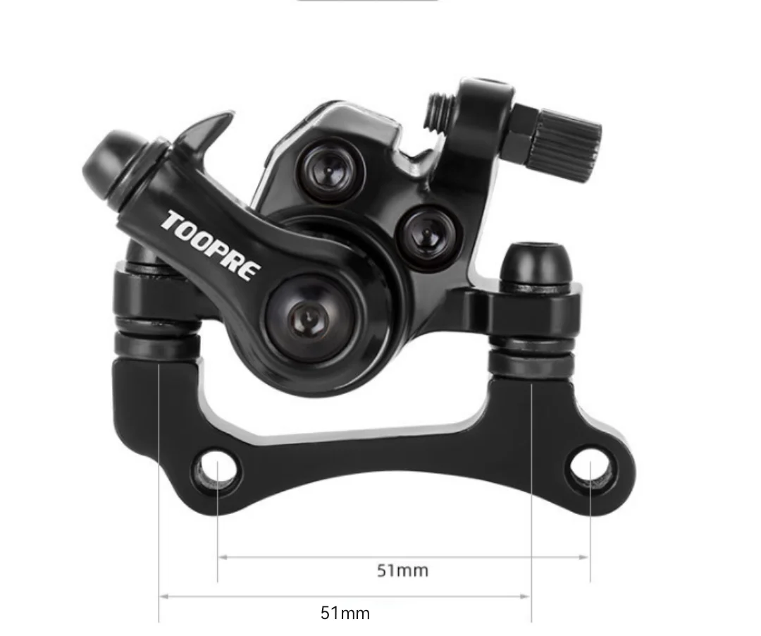 سكوتر كهربائي قرص الفرامل الميكانيكية الجبهة اليمنى مكبح قرصي الفرجار ل 8/10 بوصة E-الدراجة الكهربائية سكوتر