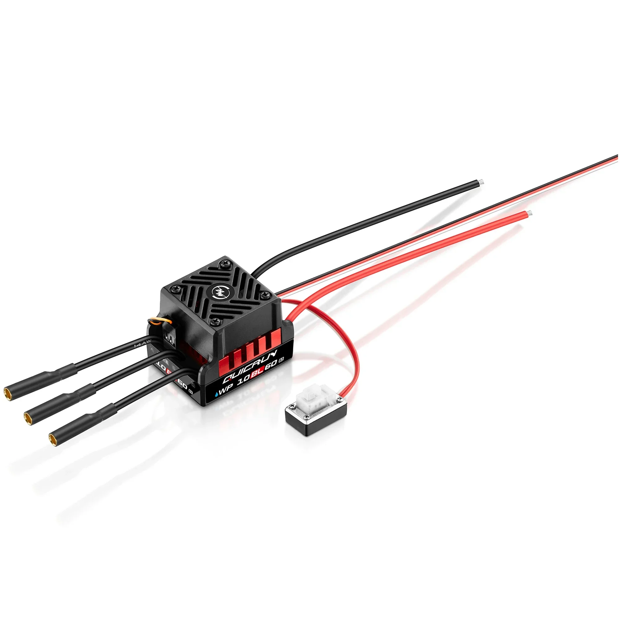 Hobbywing QuicRun WP 10BL60 60A G2 Waterdicht 2-3S Borstelloze ESC voor 1/10 RC Auto On-road Racing Drift Off-road Buggy Monster