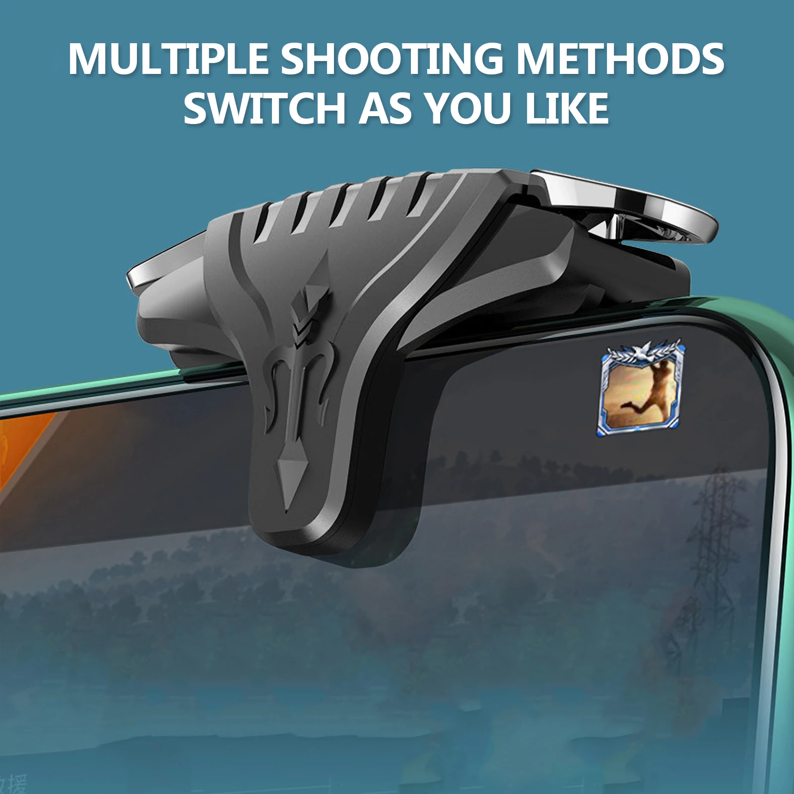 

Trigger Game Handle for Mobile Phones Universal Controller Lightweight Portable Gaming Accessory Easy
