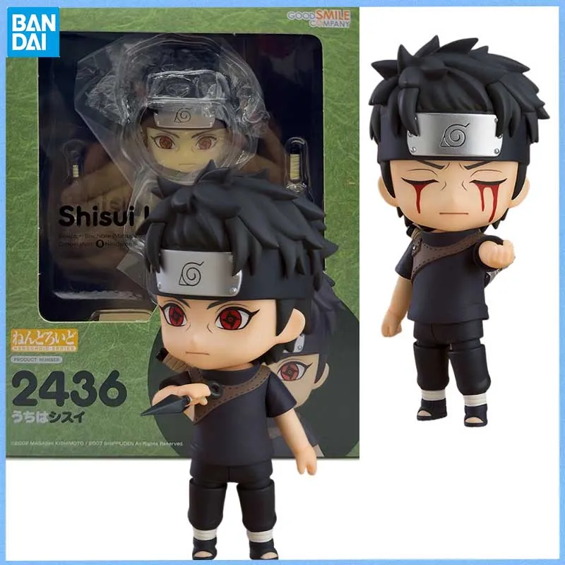 

Bandai Genuine nendoroid NARUTO Uchiha Shisui Anime figure Movable toy Anime Peripheral Action Figures Doll for Collectors