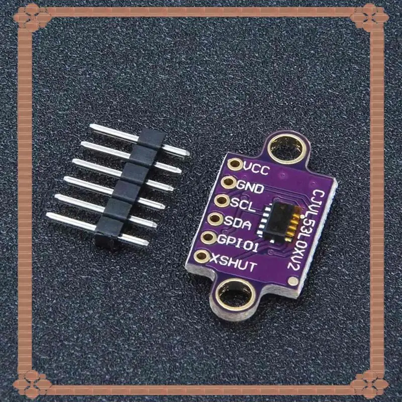 

24-Hour Delivery 12PCS VL53L0X V2 Laser Distance Measuring Sensor Module Time-Of-Flight Distance Measurement With Serial And PWM