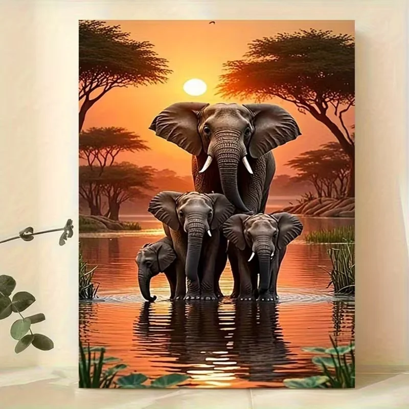 1pc Wall Art Canvas Paintings  Upside Down Monsters Oil Painting On Canvas Wall Art  Artwork Painting Home Wall Decor No Fram