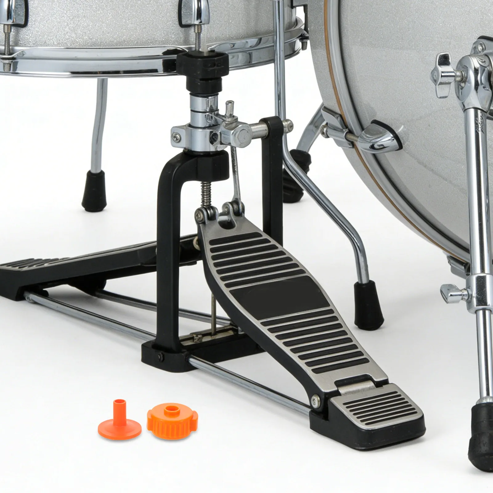 1Set Quick Release Cymbal Nuts Orange Plastic Drum Cymbal Replacement Kit Stable Mount Clamp Drum Hardware Percussion