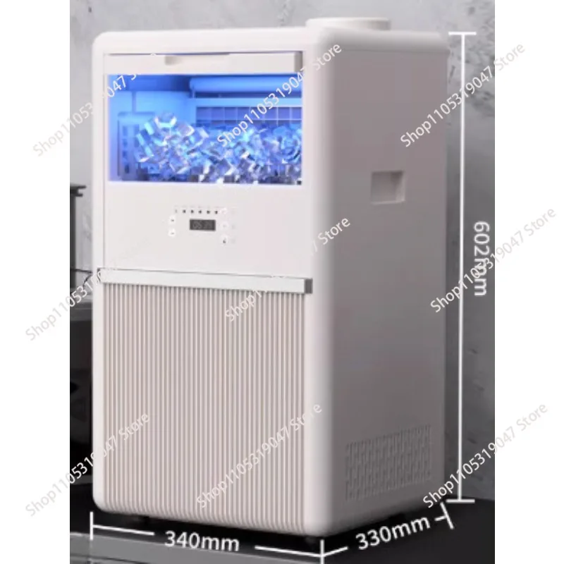 commercial small milk tea shop coffee shop ice machine automatic large ice cube machine