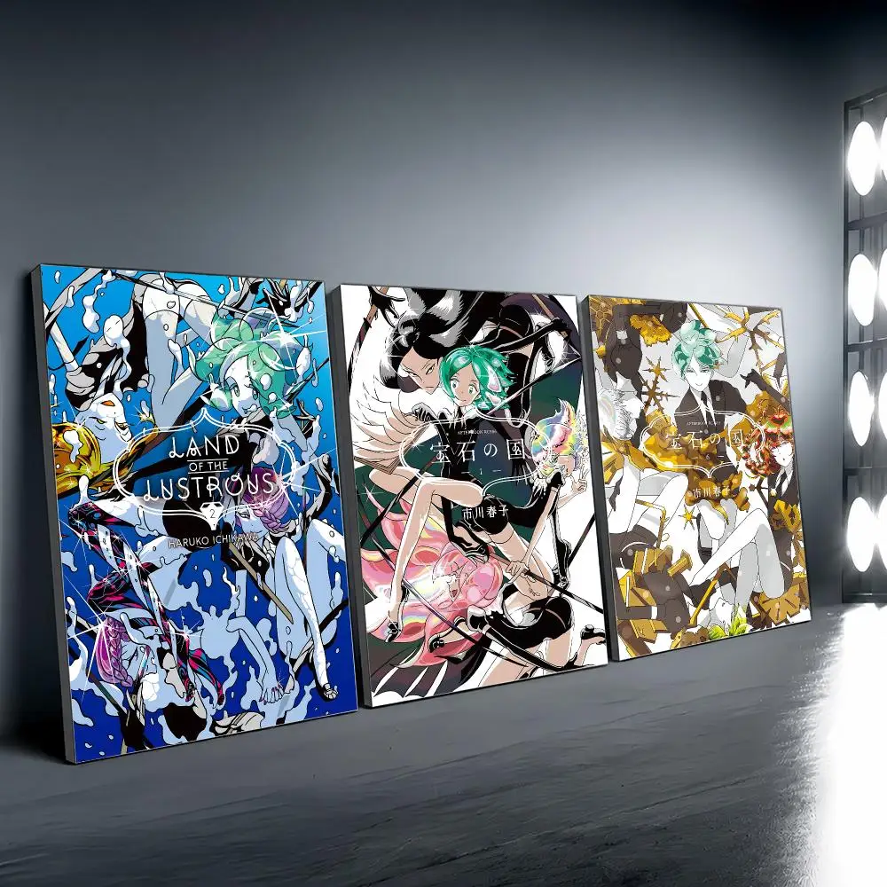 Anime L-land of the Lustrous Poster Vintage Wall Art Aesthetic Room Decor Print Living Room Bedroom Home Decoration