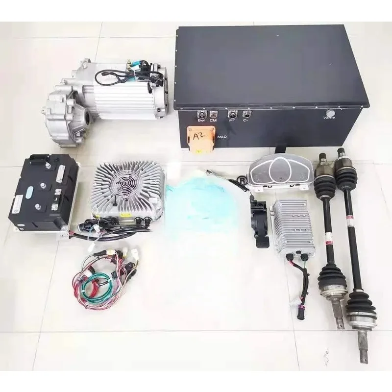 

15KW 96V drive system for EV, conversion kit including motor controller wire harness accelerator gear switch