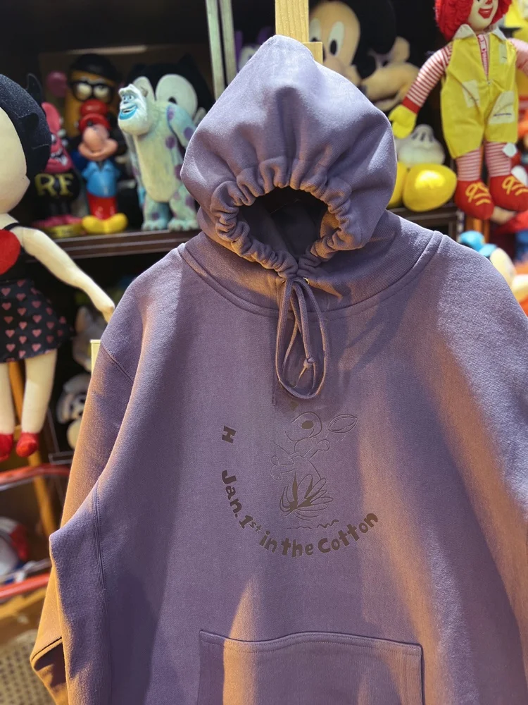 

Ретро-винтажная толстовка с капюшоном на флисовой подкладке, утепленная, парная, прямого кроя, с длинными рукавами, с принтом, из хлопка, с круглым вырезом