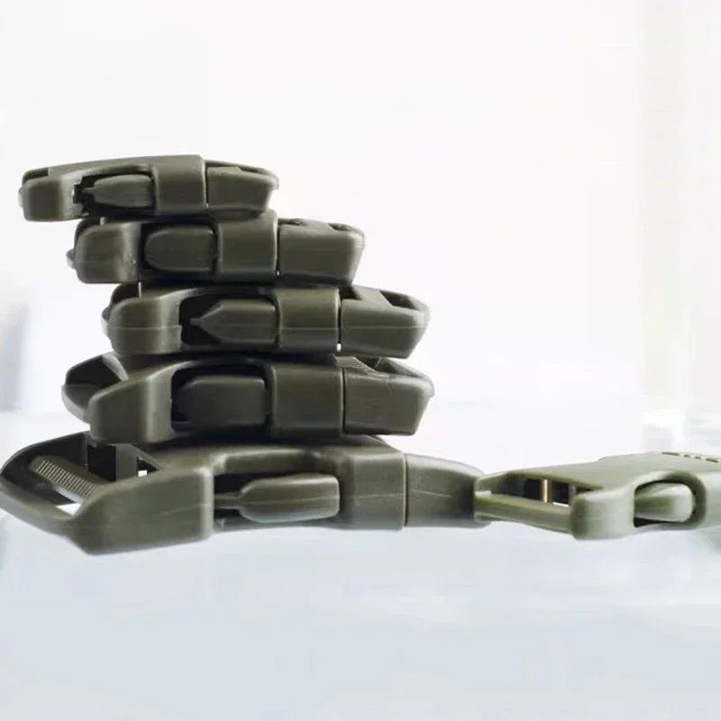

5/10Pcs ArmyGreen Plastic Buckles For BackPack Release Closure Clasp Webbing Adjuster Safety Belt Clip Buckle Sewing Accessories