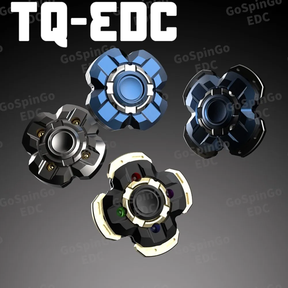 TQEDC كعكة مدرعة تململ سبينر الفولاذ المقاوم للصدأ الزركونيوم ألعاب متململة للبالغين مفتوحة مسمار الدوران