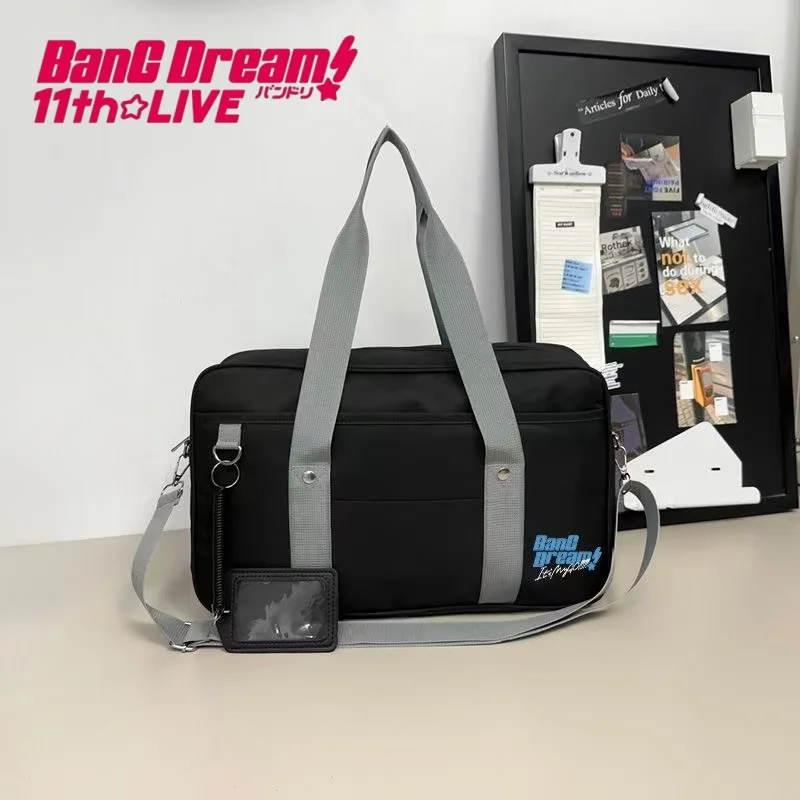 BanG Dream! Bolso de Hombro Japonés Uniforme JK, Mochila de Gran Capacidad para Estudiantes, Bolso Bandolera, Mochila de Viaje para Bento