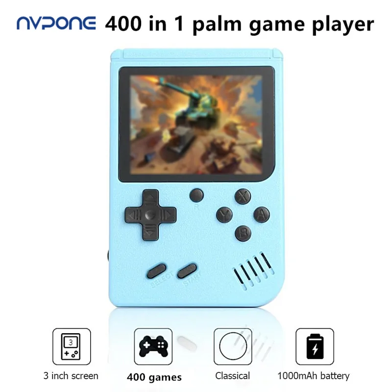 Retro Draagbare Ingebouwde 500 in 1 Games 8 Bit 3.0 Inch Macarone Mini Handheld Video Game Console Kleuren LCD Kids Kleur Game Player