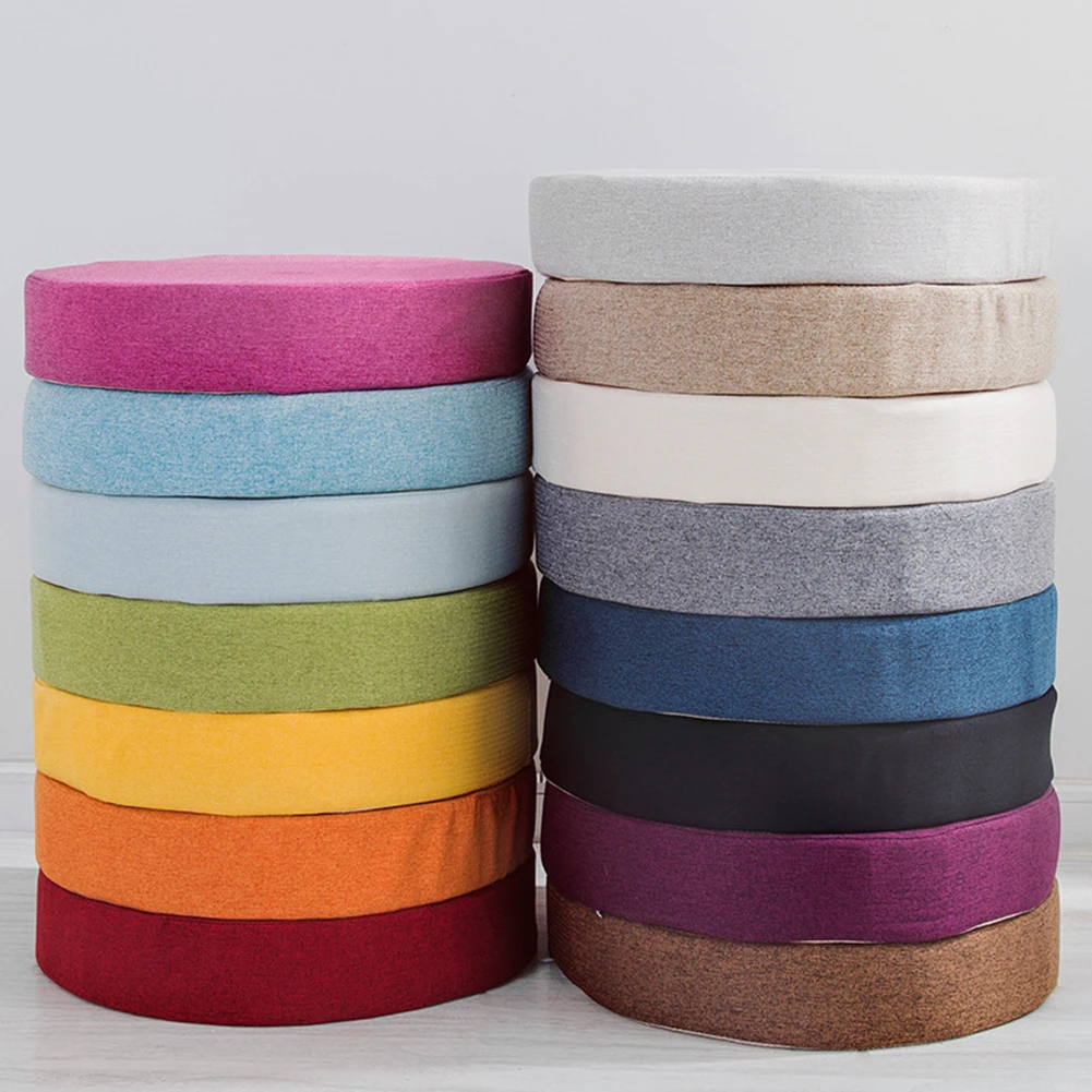50*50cm Solid-Color Round/Squared Cushion Soft Fashion Non-Slip Sofa Mat For Office Sofas Bookstore Option Suitable Variou Scene