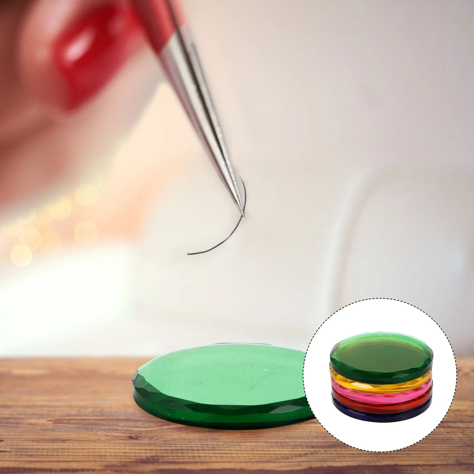 5 pièces fourniture d'extension de cils support créatif facile à utiliser greffe de cils plus facile porte-outil de maquillage outil de maquillage