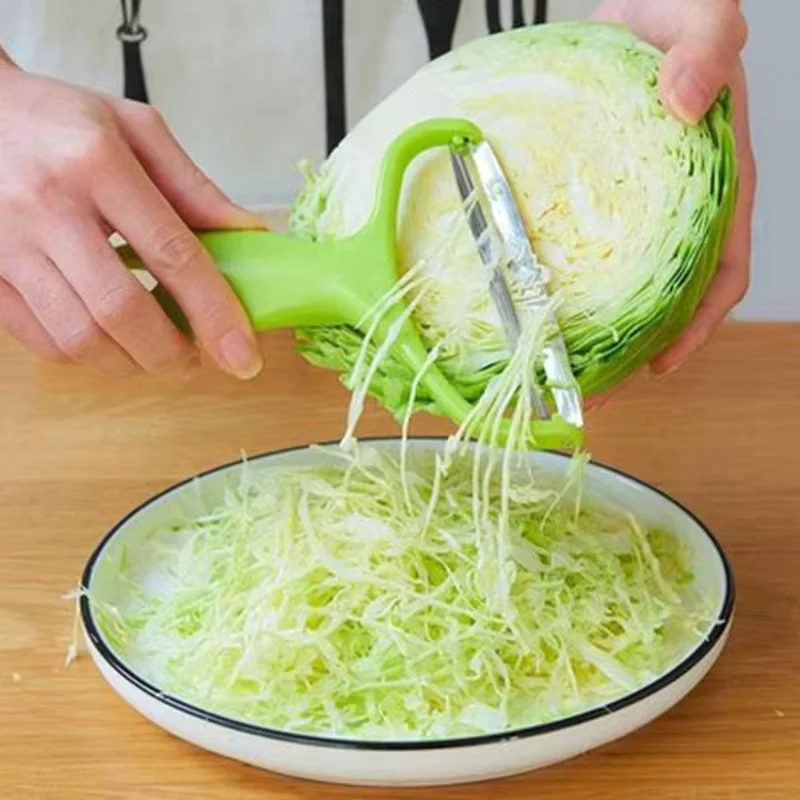 Peeler Vegetables Fruit Stainless Steel Knife Cabbage Graters Salad Potato Slicer Kitchen Accessories Cooking Tools Wide Mouth