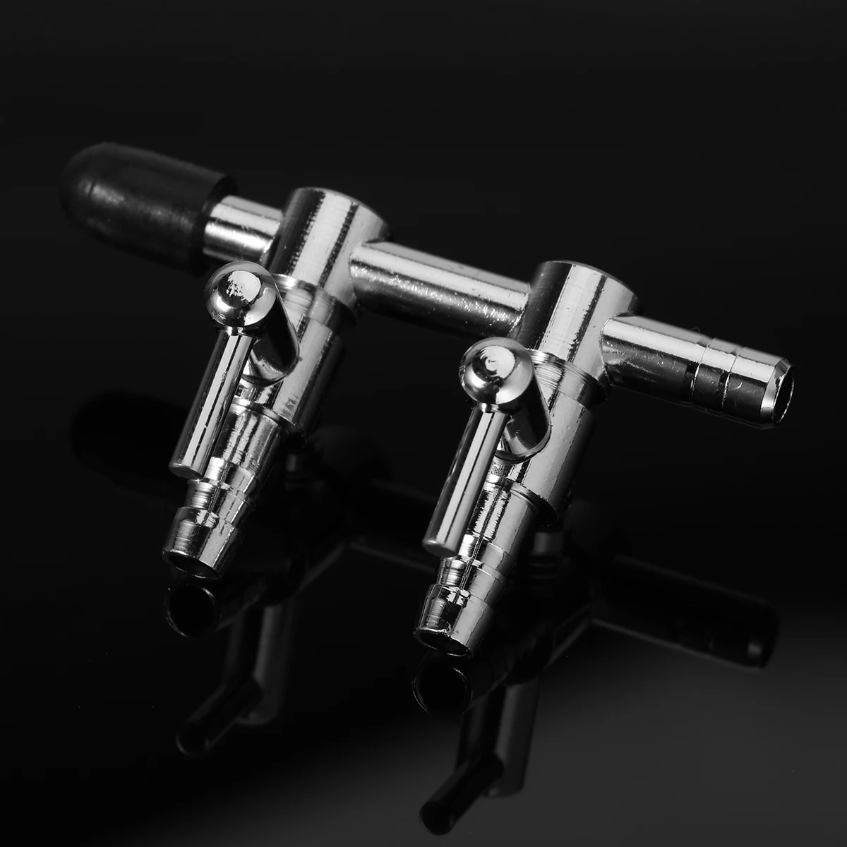 

Stainless Steel Oxygen Tube Distributor 4mm Air Pump Flow Lever Control Valve Splitter Switch Aquarium Pet Supplies