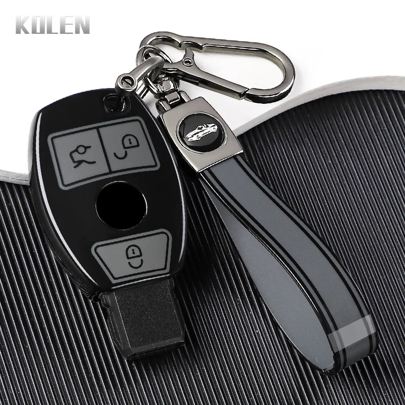 New TPU Car Key Case Cover For Mercedes Benz A B C E R Class GLS GLA GLK GLC CLS CLA AMG W204 W205 W212 W463 W176 Keychain Shell