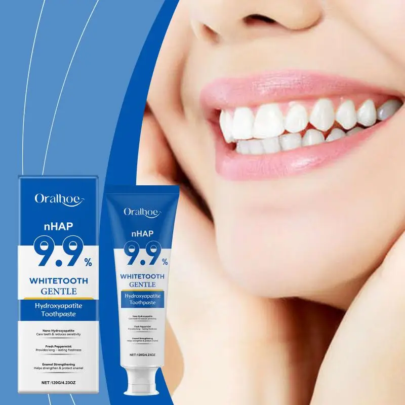 Hydroxyapatite Toothpaste Teeth Whitening Powerful Enamel Protection Stain Reduction Bad Breath  for Everyday UseHot