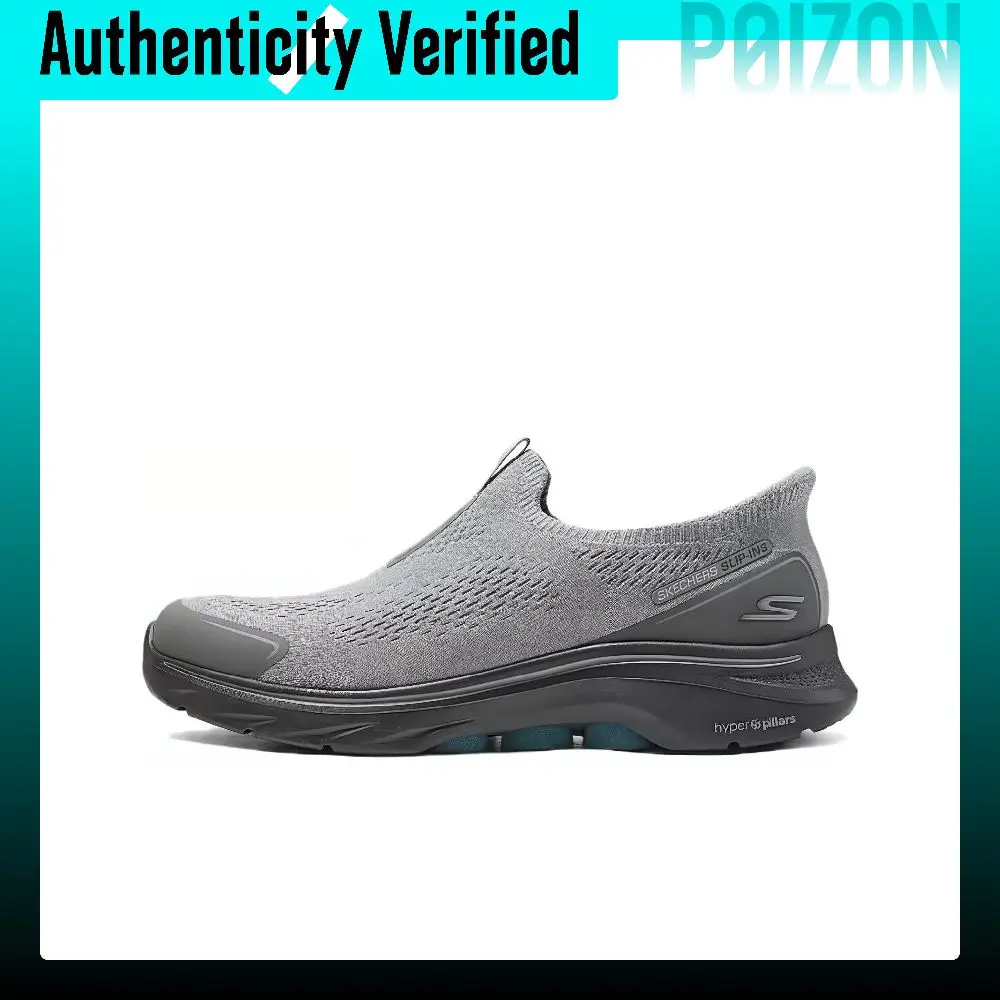 skechers-go-walk-7-scarpe-casual-basse-traspiranti-resistenti-all'abrasione-da-uomo-grigie-216553-gycc