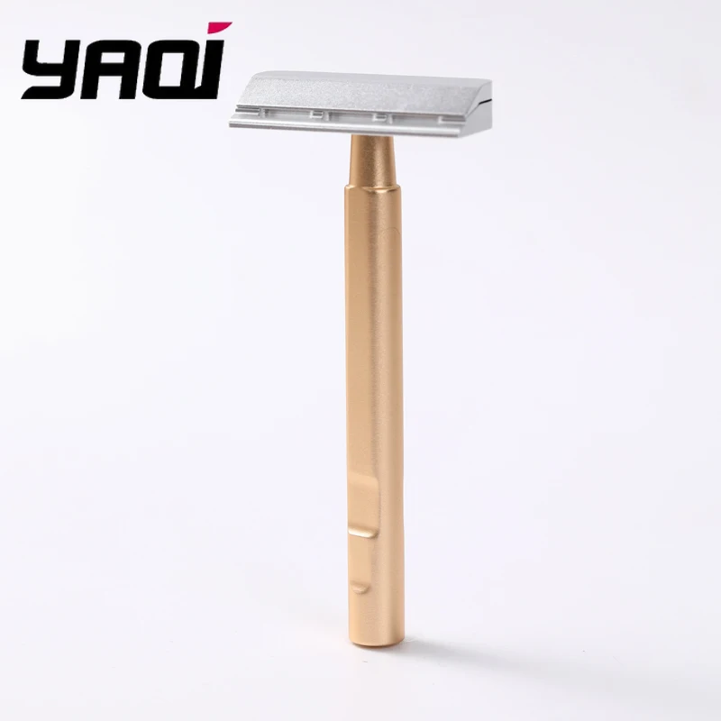 YAQI Tachi(Aluminum Version)  Light Weight Single Edge Safety Razor- length 91 mm,1.00mm gap High quality Man travel shaving kit
