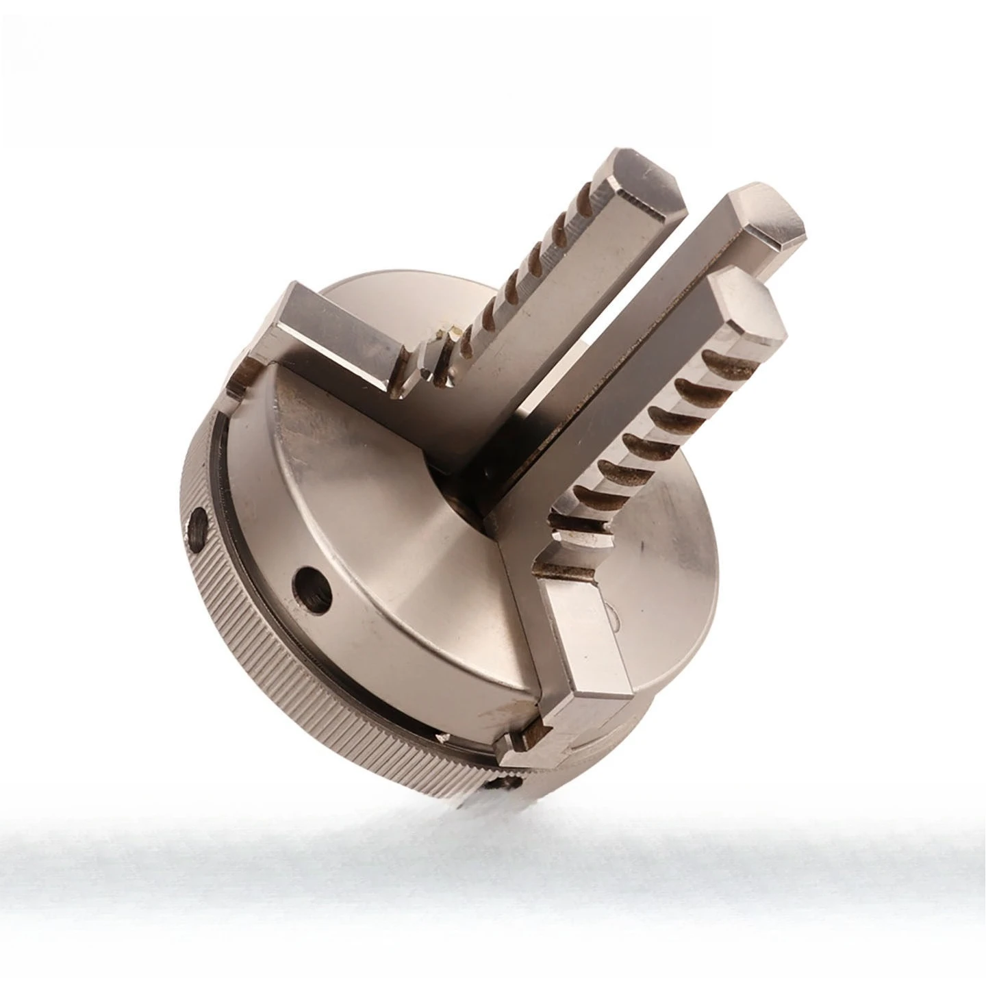Miniature spindle lathe three-jaw four-jaw chuck mini pocket tight wrench 50 63 80B bead machine