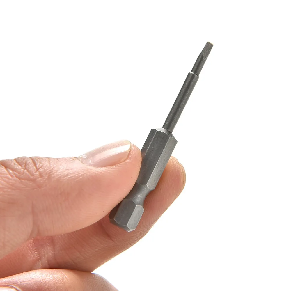 Puntas de tornillo triangulares de acero de aleación S2, puntas de destornillador magnéticas, cabeza de tornillo Triangular antideslizante, 1,8/2/2, 3/2 Mm, 5 unidades, envío directo
