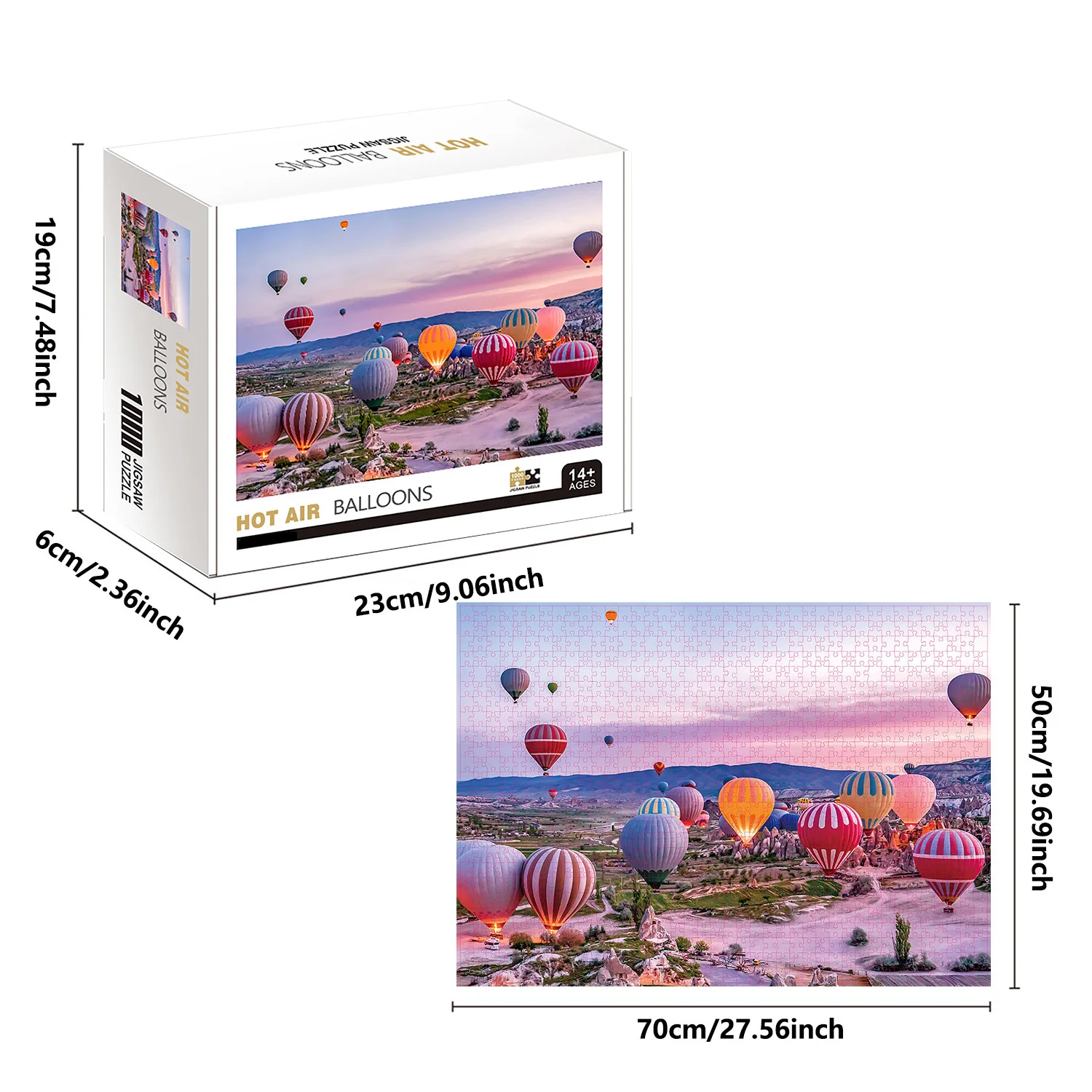 1000 Stukjes Heteluchtballonnen Legpuzzels Voor Volwassenen Home Decor Games Familie Leuke Vloer Puzzels Educatief Speelgoed Voor Kinderen