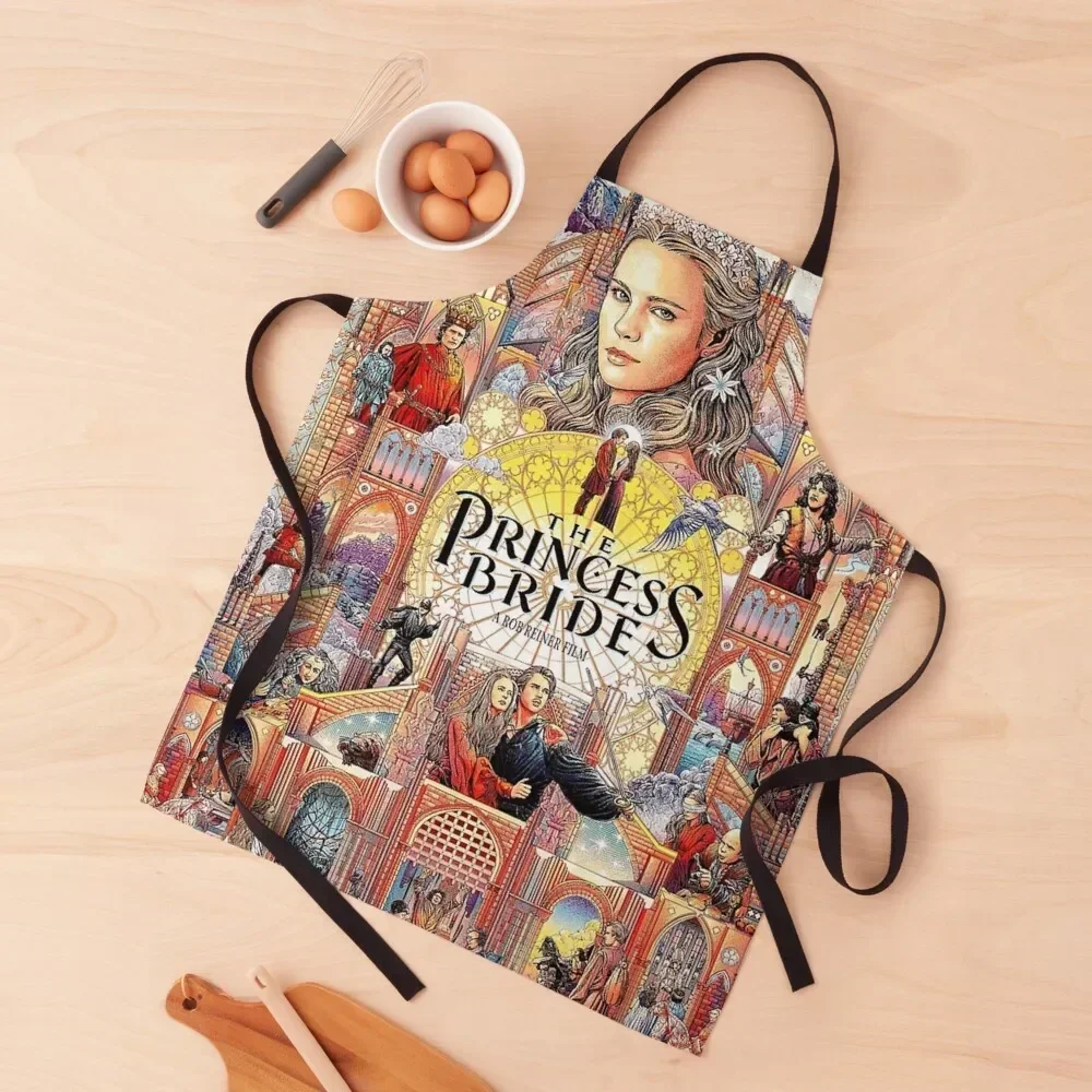 Princess Bride poster Apron useful gadgets for home kindergarten teacher nail tech supplies For Women Kitchen Apron