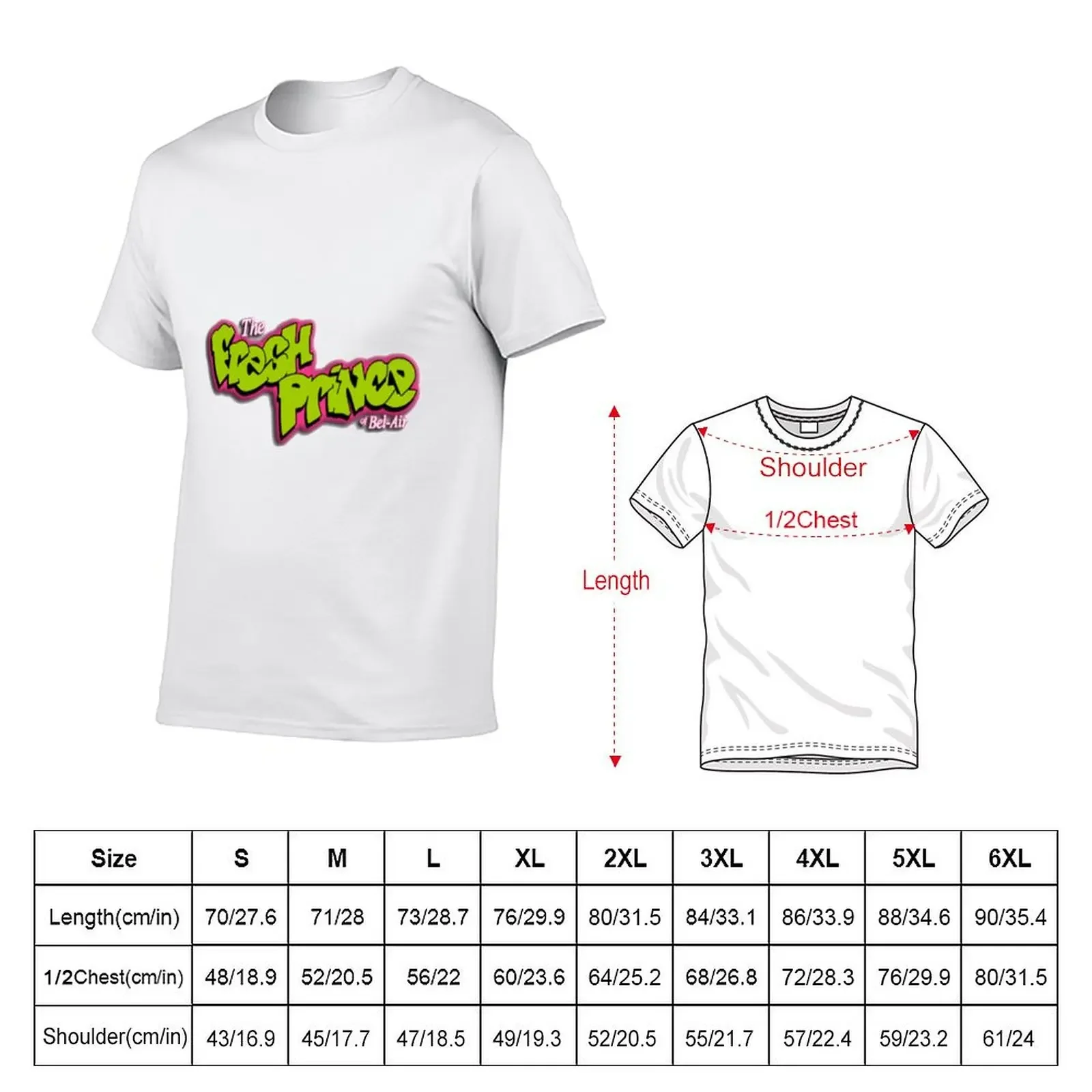 The Fresh Prince T-Shirt graphics anime figures korean fashion street wear oversized t shirts for men