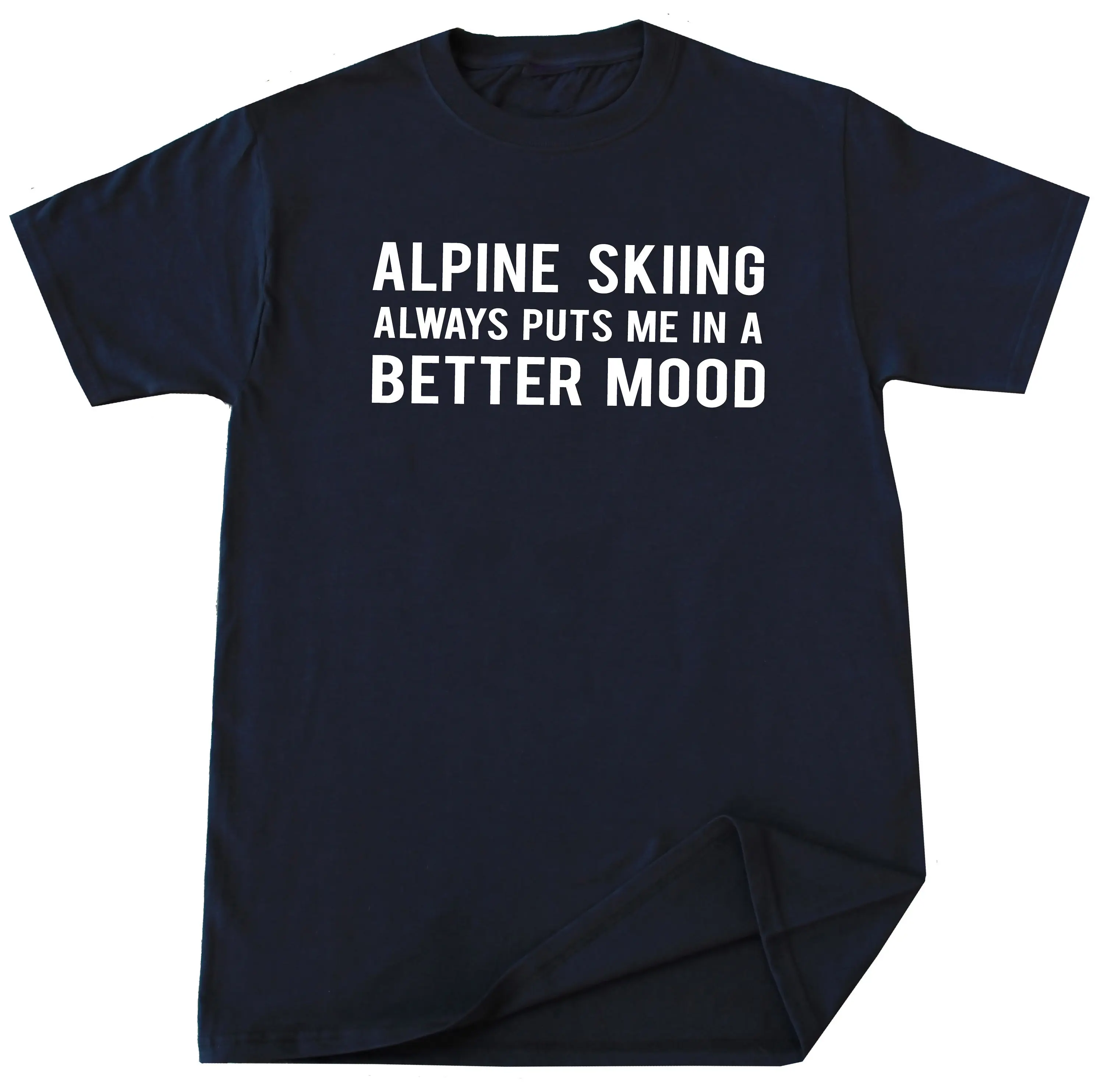 Alpine Skiing T Shirt Downhill Sport Lover Birthday Christmas Snow