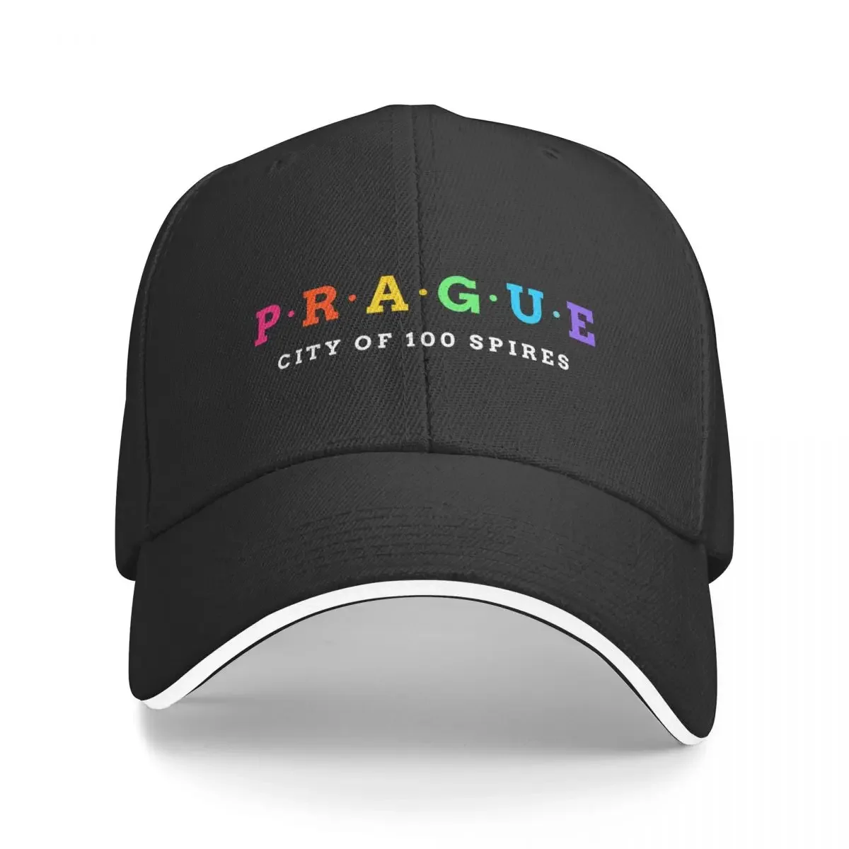 New Prague, czech republic. City of 100 Spires. Baseball Cap Sun Hat For Children Rave hard hat Women's Hats Men's