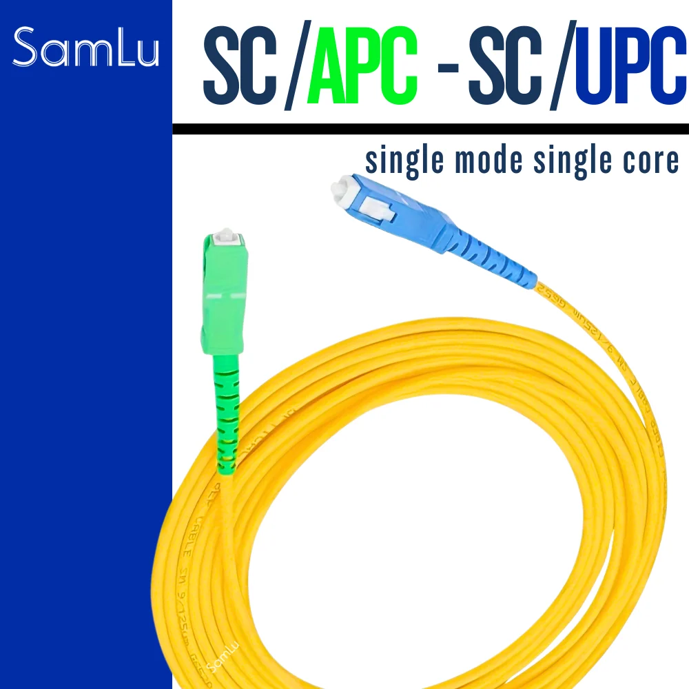 

10 шт. SC APC к SC UPC оптоволоконный патч-корд 2,0 мм или 3,0 мм оптоволоконный кабель одномодовый симплексный