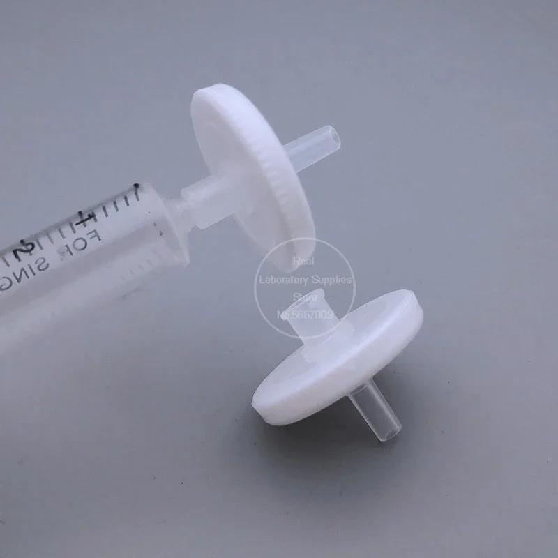 10pcs/lot Diameter 25mm PES Polyethersulfone Needle Type 0.02μm Syringe Membrane Filter for Virus Filtration 20nm