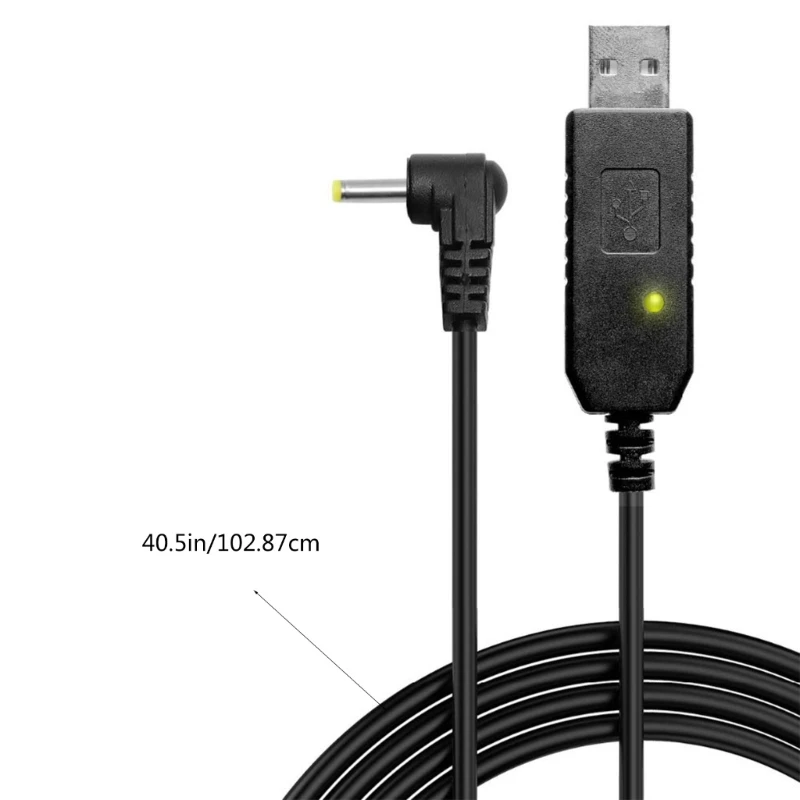 สายชาร์จวิทยุสองทางพร้อมไฟแสดงสถานะสายชาร์จ