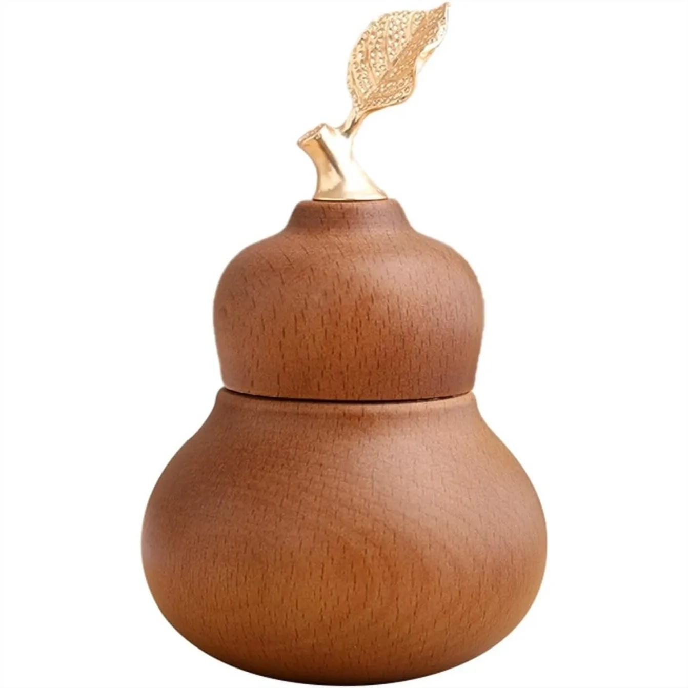 

Creative Gourd Toothpick Dispenser with Lid for Home Kitchen Restaurant Tabletop Cotton Swab Storage Box