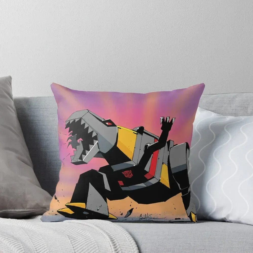 Grimlock ROAR! Throw Pillow Anime Christmas Pillow pillow