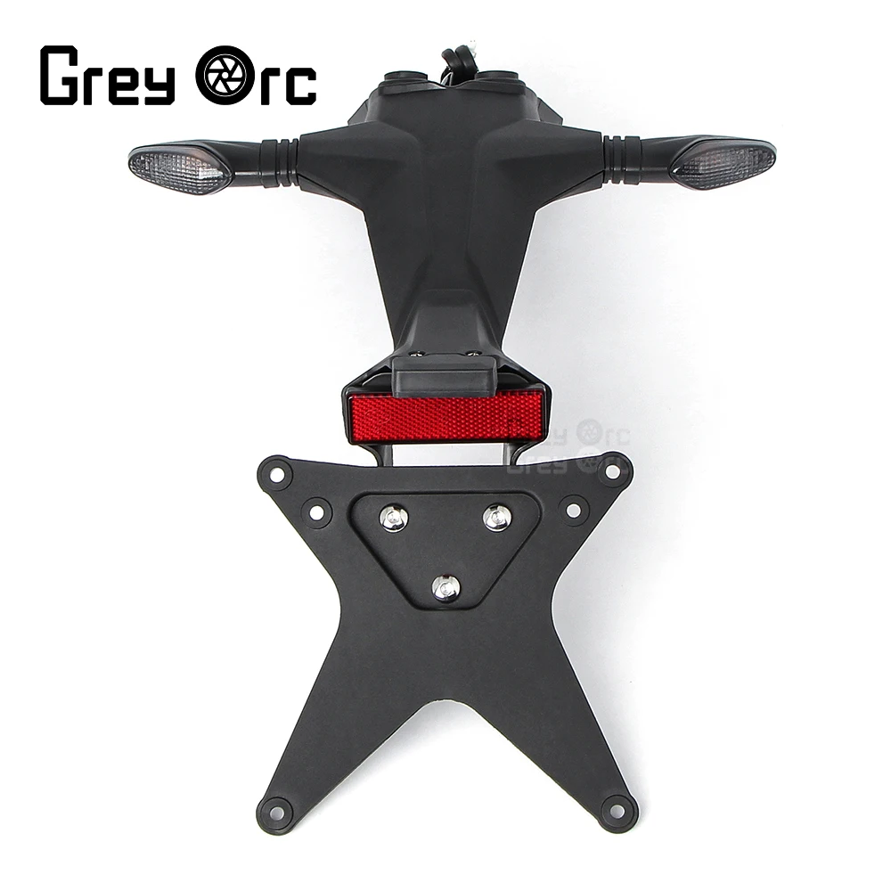Motorcycle Rear Mudboard Rear Turn Signal License Plate Bracket For Ducati Monster 659 797 SuperSport 939/939S 950/950S