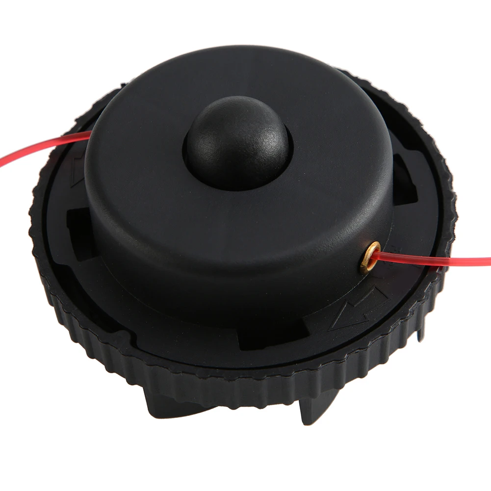Black Electric Elbow Grass Trimmer Head Automatic Line Feed Nylon Rope Replacement For Garden Lawn Edging String Trimmer Parts